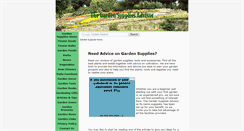 Desktop Screenshot of garden-supplies-advisor.com